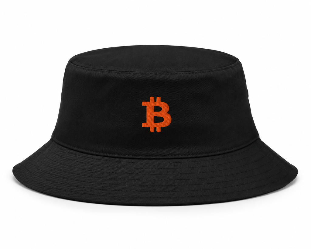 Orange Standard ₿ Bucket Hat